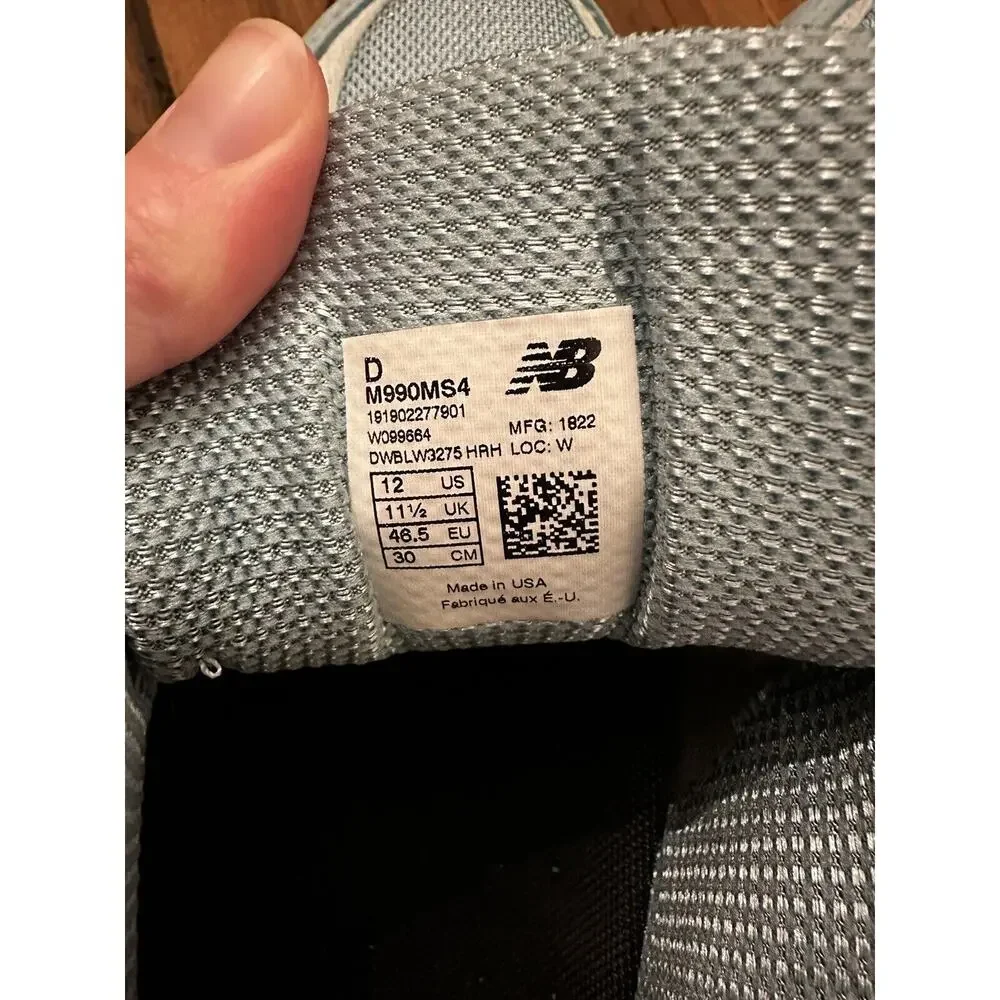 Size 12 - New Balance 990v4 Made in USA Low Mineral Sage Mint Men’s Rare Color